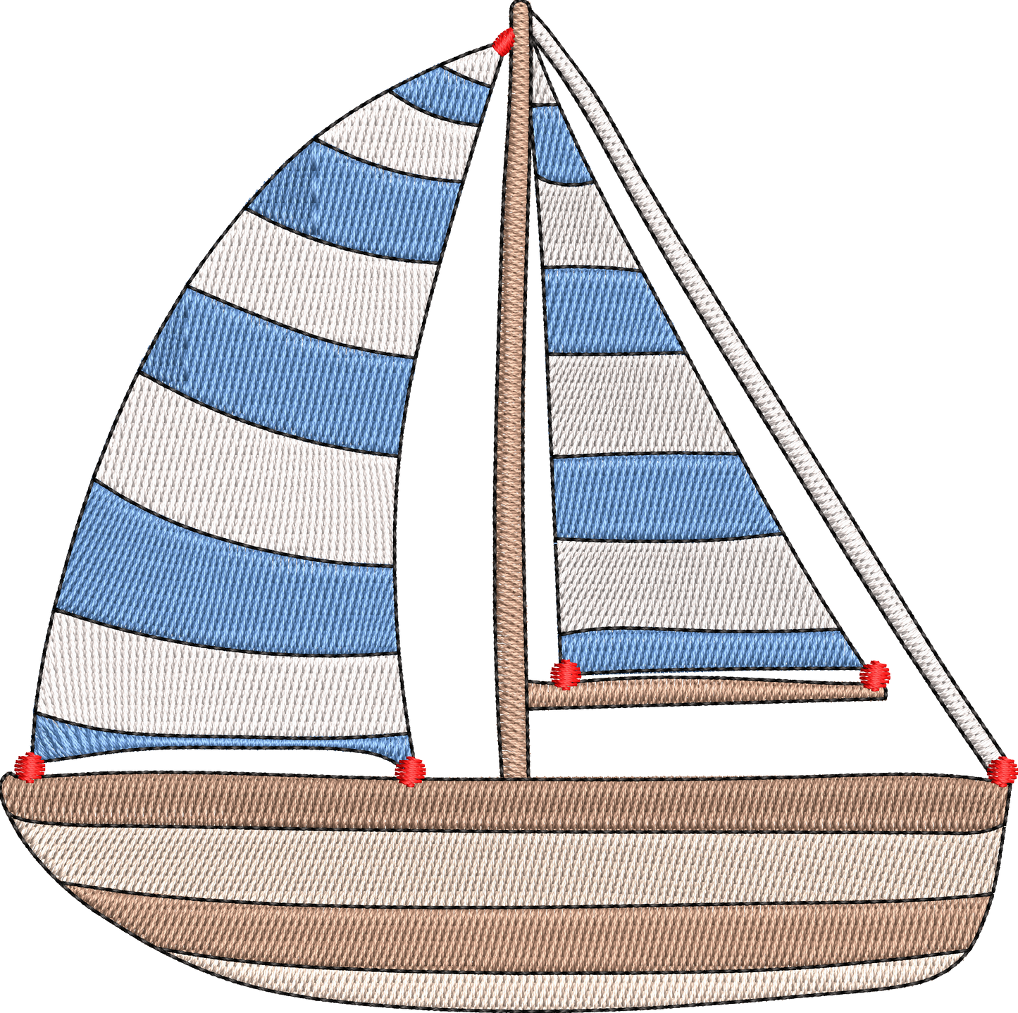 6 motifs de broderie machine : Éléments de la Mer