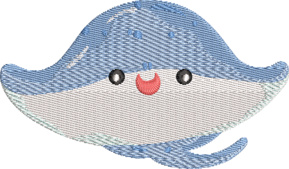 11 Motifs de broderie machine : Animaux Marin